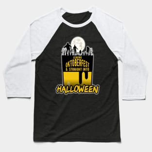 Halloween Oktoberfest Zombies Baseball T-Shirt